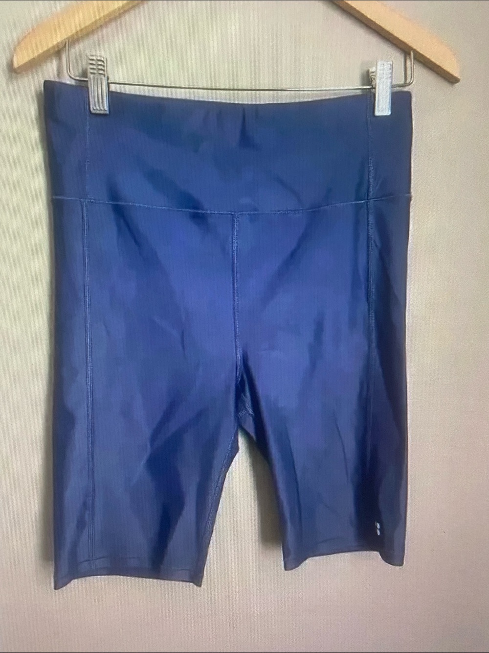 Sweaty Betty Deep Blue High-Rise Bike Shorts